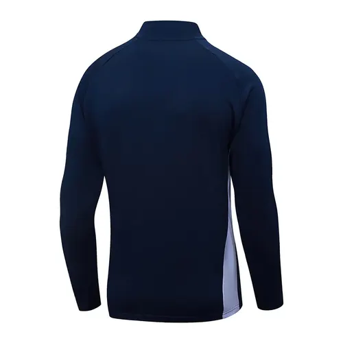 2025-2026 Real Madrid Retro Royal blue Half-Pull Training Suit Football Shirt  Set — view 4