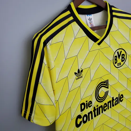 1988/1989 Retro Dortmund Camisa de Futebol Casa — view 8