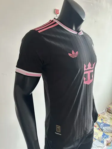 2025/2026 Player Version Inter Miami Zweites Auswärts Schwarzes Fußballtrikot  — view 6