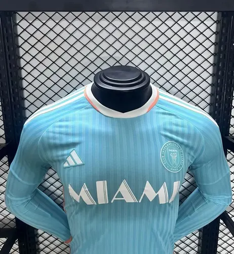 2024/2025 Long Sleeves Inter Miami Third Away Player Version Soccer Jersey  — view 3