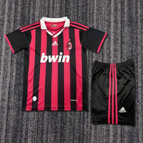 2009-2010 Retro AC Milan Home Football Shirt  Kids Size — view 1