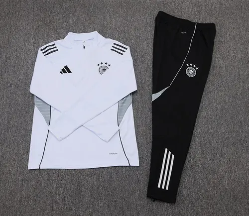 2025/2026 Alemanha Conjunto de Treino Half-Pull Branco de Futebol — view 7