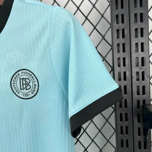 2025 Germany 125th Anniversary Edition Goalkeeper Light Blue Football Shirt  Kids Size — view 6