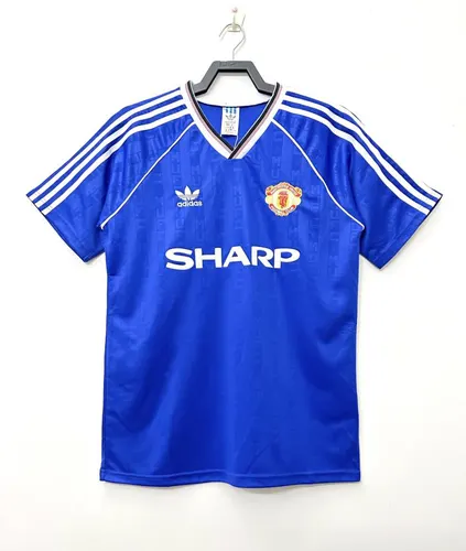Camisa de Futebol Retrô Manchester United Terceiro Visitante 1988-1990  — view 1