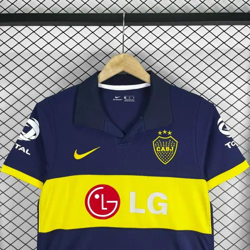 2009/2010 Retro Boca Juniors Heim Fußballtrikot   — view 3