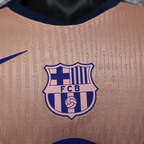 قميص كرة قدم برشلونة الوردي 01 نسخة اللاعب 2025/2026 جودة تايلاندية — view 5
