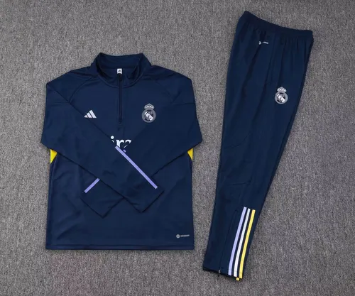 2023/2024 Real Madrid Survêtement d'Entraînement Demi-Tirage Bleu Ensemble  — view 7