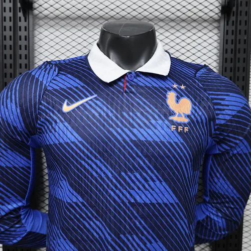 Maillot de football domicile France manches longues 2026 Version Joueur AAA qualité fan — view 3