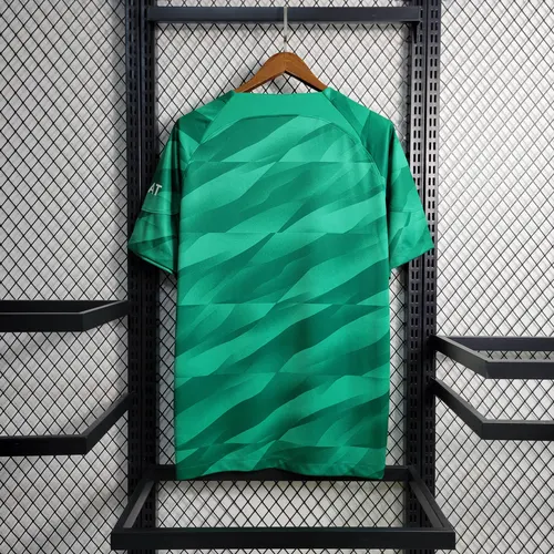 2023/2024 Psg Paris Saint-Germain Goalkeeper Green Football Shirt — view 2