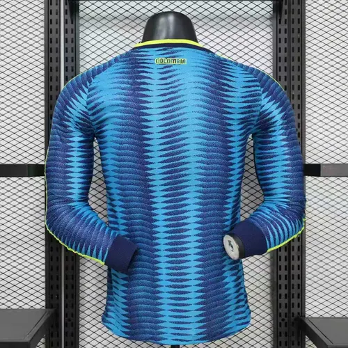 2026 Versión Jugador Manga Larga Camiseta Visitante de la Selección de Colombia   — view 2