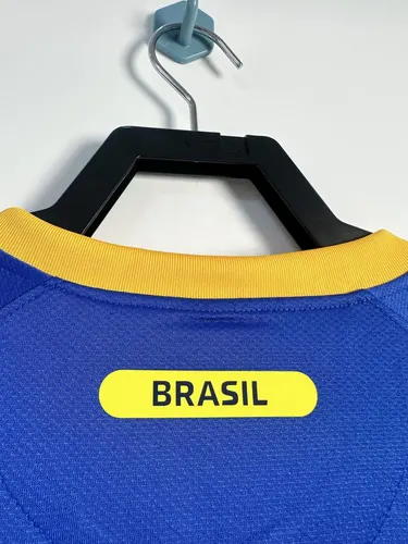 2010 Retro Brazil Away Soccer Jersey  — view 4