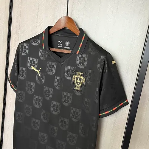 2026 Portugal Sonderausgabe Schwarz Fußballtrikot   — view 7