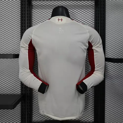 2025/2026 كم طويل نسخة اللاعب ليفربول خارج الأرض قميص كرة قدم جودة تايلاندية — view 2