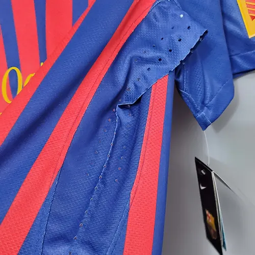 Camisa de Futebol Retro Barcelona Casa 2011/2012  — view 10
