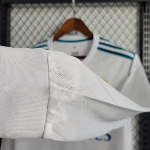 2017/2018 Retro Langarm Real Madrid Heim — view 7