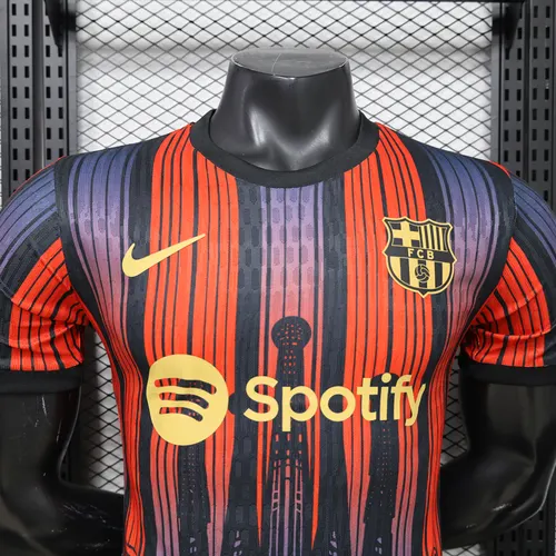 Maillot édition spéciale version joueur Barcelona 2026/2027 Orange Violet Football   — view 3