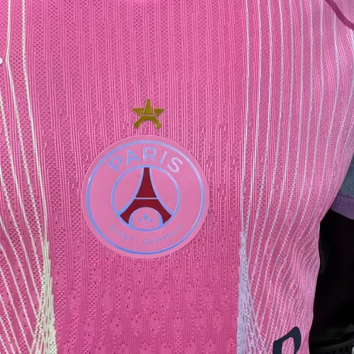 Maillot de football 2025/2026 Version Joueur Psg Paris Saint-Germain Édition Spéciale Rose lande — view 7