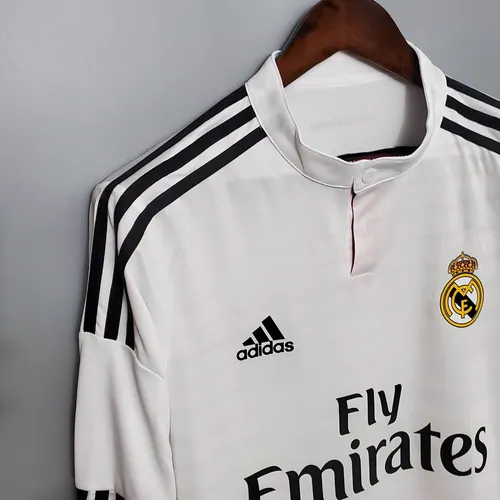 Rétro Manches Longues 2014/2015 Real Madrid Domicile — view 6