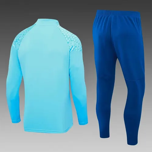 2023/2024 Olympique de Marseille Chándal de Entrenamiento Media Cremallera Azul Claro — view 2