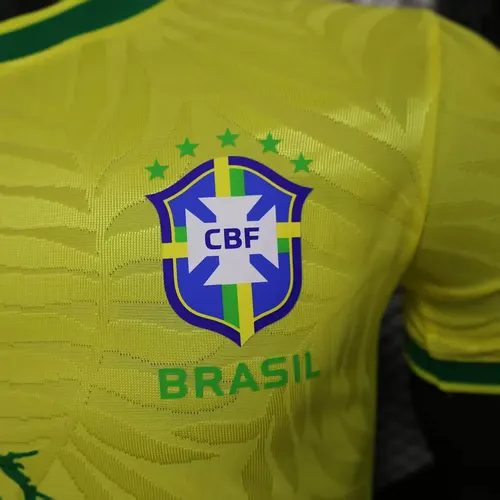 Camisa de Futebol Edição Especial Brasil Versão Jogador 2025-2026 AAA qualidade fã — view 4