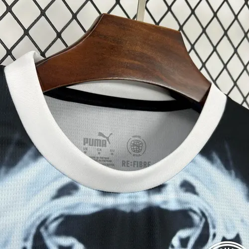 2025/2026 Manchester City Schwarz-Blau Konzeptversion Fußballtrikot  — view 3