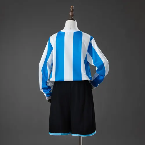 1998 Retro Argentinien Nationalmannschaft Heim-Fußballtrikot AAA Fan-Qualität Kindergröße — view 2
