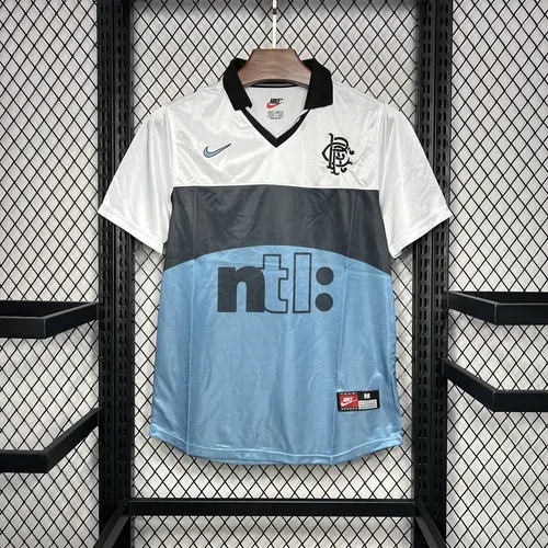 1999/2000 Rétro Rangers Maillot Extérieur Football  — view 1