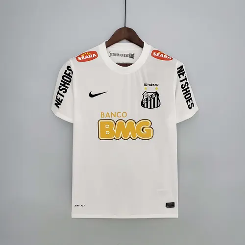 2012 Retro Santos Home Soccer Jersey  — view 1