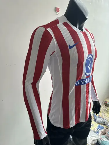 2025/2026 Player Version Atletico Madrid Home Long Sleeve  — view 6