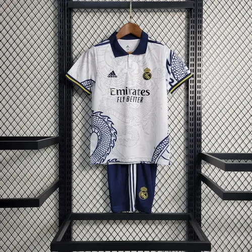 Maillot Real Madrid Dragon Chinois Blanc Taille Enfant 2022/2023 — view 1