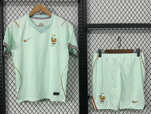 2026 Frankreich Auswärts Fußballtrikot   Kindergröße