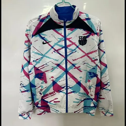 2025/2026 Camisa Corta-Vento Reversível do Barcelona  01 — view 2