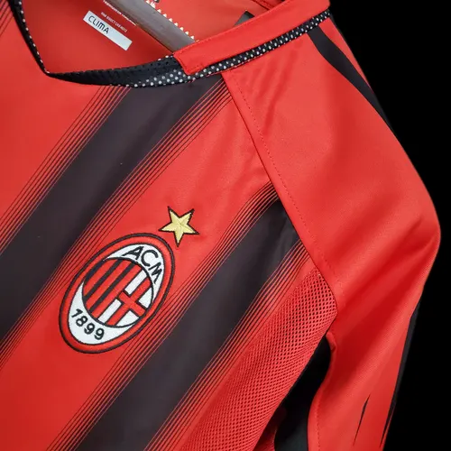 2004/2005 Retro AC Milan Camisa de Futebol Casa  — view 7
