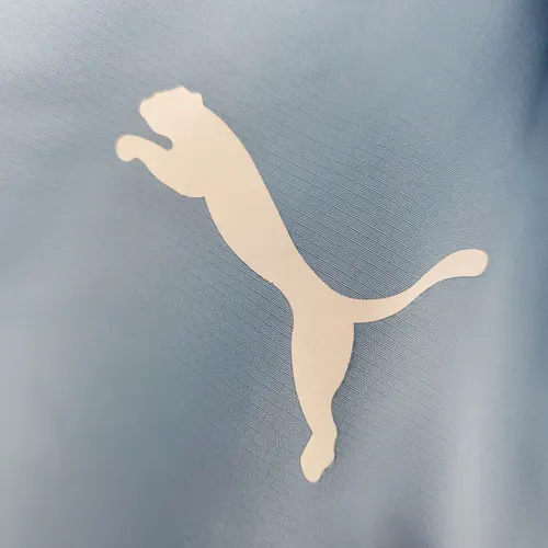 2021/2022 Manchester City Jersey Windbreaker Blue And White — view 4