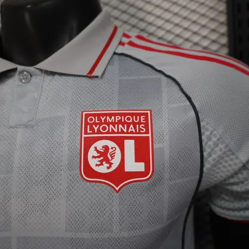 2025/2026 Player Version Lyon Third Away Football Shirt  — view 4