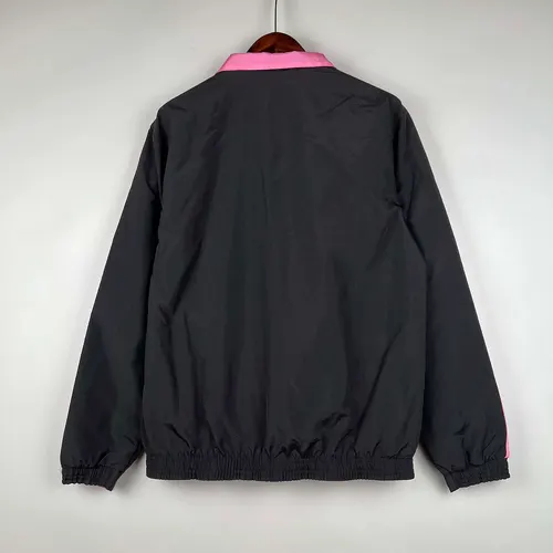 2023/2024 Inter Miami Reversible Windbreaker (schwarz-rosa) Fußballtrikot AAA fan-gradät — view 6