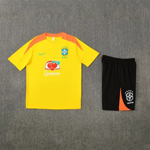 Camiseta de entrenamiento amarilla de Brasil 2026, conjunto de grado fan AAA — view 2