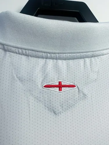 2006 Retro Langarm England Heim Trikot AAA fan-gradät — view 4