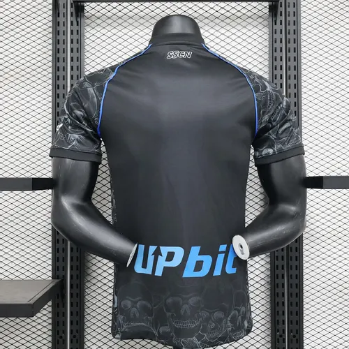 Camisa de Futebol Preta Edição Especial Halloween Napoli Versão Jogador 2023/2024  — view 2