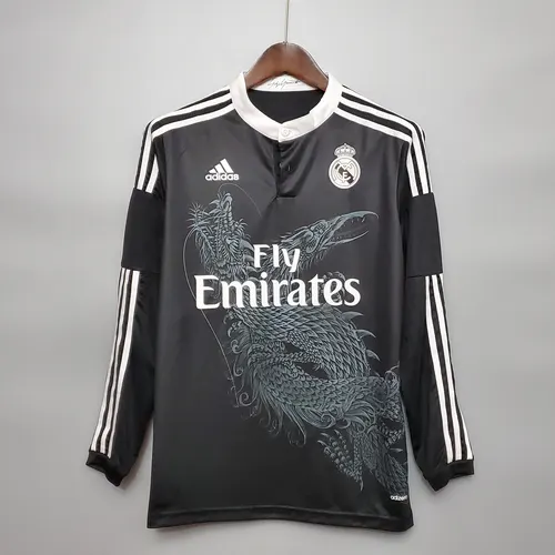Retro Langarm 2014/2015 Real Madrid Drittauswärts