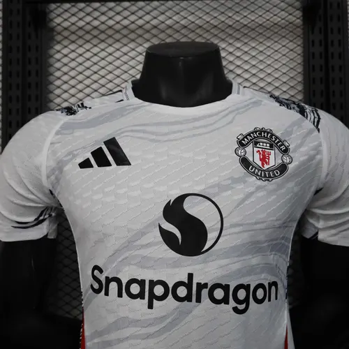 2025/2026 Version Joueur Manchester United Édition Spéciale Blanc Maillot de football  — view 3