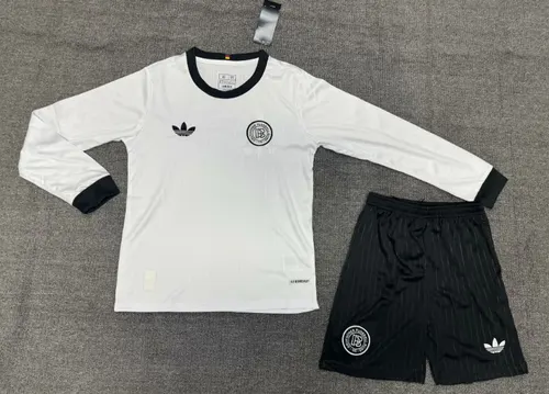 2025/2026 Langarm Deutschland 125. Jubiläumsedition weißes Fußballtrikot  Kindergröße — view 1