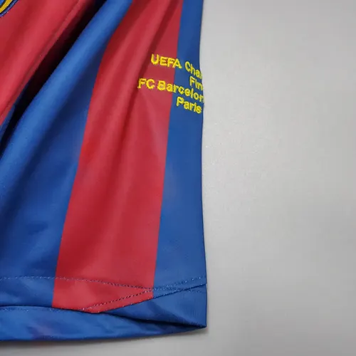 Maillot de football domicile rétro Barcelone UEFA Champions League 2005/2006  — view 7