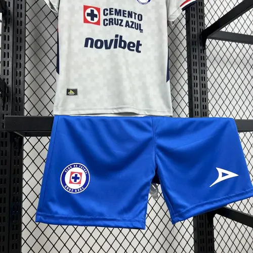 2025/2026 Camisa de Futebol Cruz Azul Visitante  Tamanho Infantil — view 6
