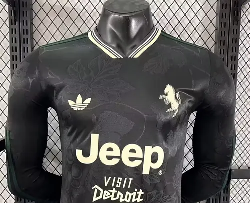 2025/2026 Long Sleeve Player Version Juventus Third Away Football Shirt  — view 3