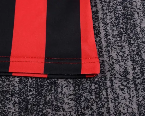 1990-1991 Retro AC Milan Home Football Shirt  Kids Size — view 8
