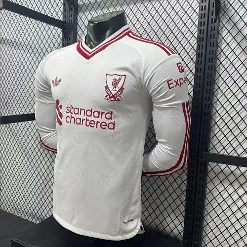 2026/2027 Long Sleeve Player Version Liverpool Away Football Jersey   — view 4
