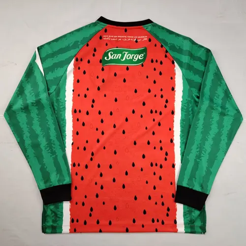 2025/2026 Langarm Palästina Zweites Auswärtsfußballtrikot 