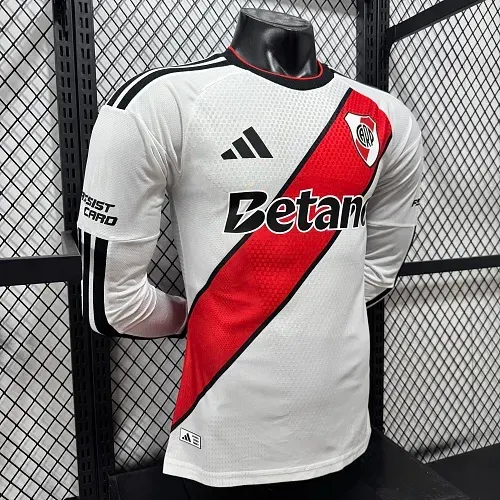 Camiseta de Fútbol Local River Plate Manga Larga Versión Jugador 2026/2027   — view 2