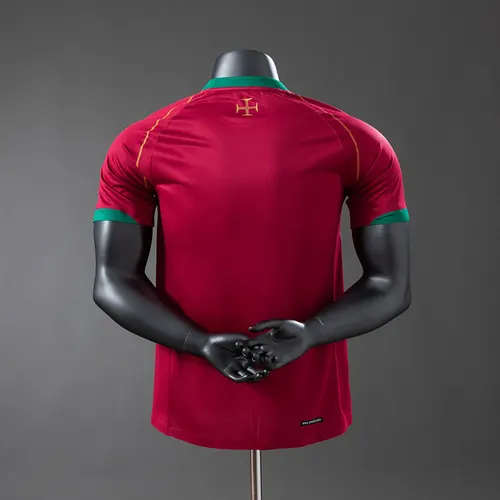 2006 Retro Player Version Portugal Home Jersey  — view 2
